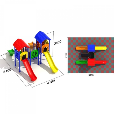 Детская площадка Водопад 2.1, фото 3