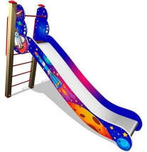 Детская горка Ракета Г041 H=1250 для игровых площадок