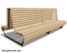 Скамейка уличная Геленджик, Сосна 1,2 м
