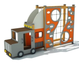 Игровой комплекс ДГ Грузовик от 5 лет для детской площадки Игровой комплекс ДГ Грузовик от 5 лет для детской площадки