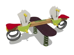 Качели-балансир на пружине Кораблик 04506 для детской площадки, фото 1