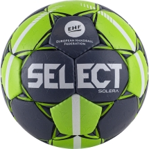 Мяч ганд. &quot;SELECT Solera&quot; арт.843408-994,Senior (р.3), EHF Appr,ПУ, руч.сш, темносеро-лайм