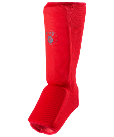 Защита голень-стопа, хлопок, красный, фото 1