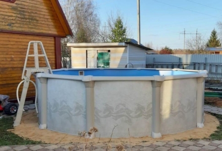 Сборный бассейн Гибралтар ф5,5х1,35м. (комплект), фото 2