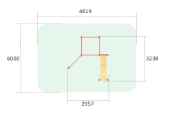 Воркаут-комплекс ВА106 для спортивных площадок, фото 3