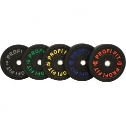 Диск для штанги HI-TEMP с цветными вкраплениями, PROFI-FIT D-51, 15 кг, фото 2