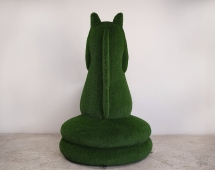 Топиари шахматы Конь, h=210 см - газон Eco Топиари шахматы Конь, h=210 см - газон Eco