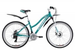 Велосипед Stark'18 Luna 26.2 D бирюзовый/белый/светло-голубой 16&quot;