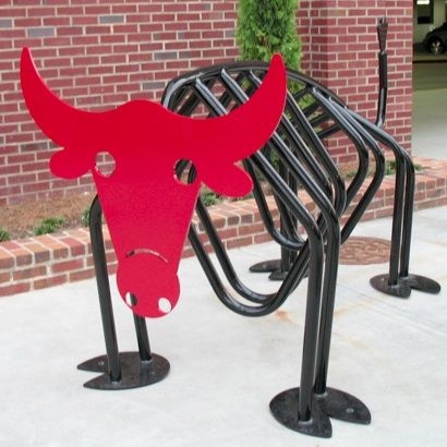 Велопарковка декоративная Бык, фото 1