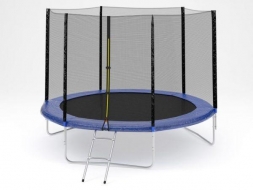 Батут с защитной сеткой (лестница в комплекте) Diamond Fitness External 10ft (305 см), фото 1