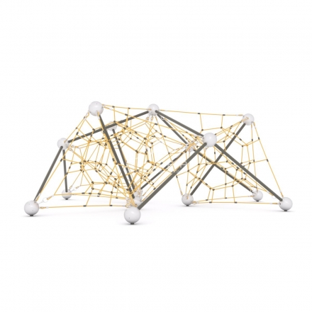 Пространственная канатная конструкция с полусферами AT-16.01, фото 1