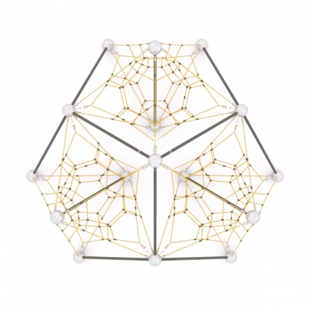 Пространственная канатная конструкция с полусферами AT-16.01, фото 3