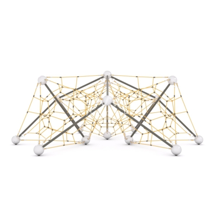 Пространственная канатная конструкция с полусферами AT-16.01, фото 4