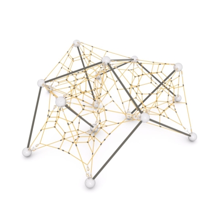 Пространственная канатная конструкция с полусферами AT-16.01, фото 2