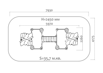 Песочный дворик Джунгли 05200.21 для детской площадки, фото 5
