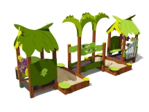 Песочный дворик Джунгли 05200.21 для детской площадки Песочный дворик Джунгли 05200.21 для детской площадки