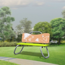 Детская скамейка Romana 057.58.00 для игровой площадки, фото 6 Детская скамейка Romana 057.58.00 для игровой площадки, фото 6