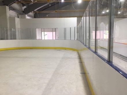 Хоккейная площадка 56х26 м стеклопластик 7 мм без ограждения , фото 3