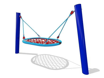 Качели Гнездо 04031 с подвесом металлические для детской площадки, фото 1