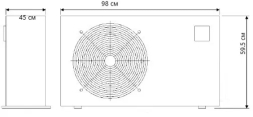 Тепловой насос Poolmagic CP110LS 11 кВт, фото 4