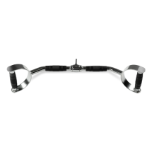 BRONZE GYM BG-AC-2003 Гриф для тяги, изогнутый с параллельным хватом 66 см