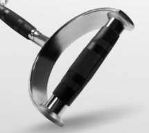 BRONZE GYM BG-AC-2003 Гриф для тяги, изогнутый с параллельным хватом 66 см