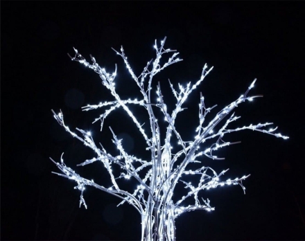 Световая фигура Дерево из алюминия t005, фото 6