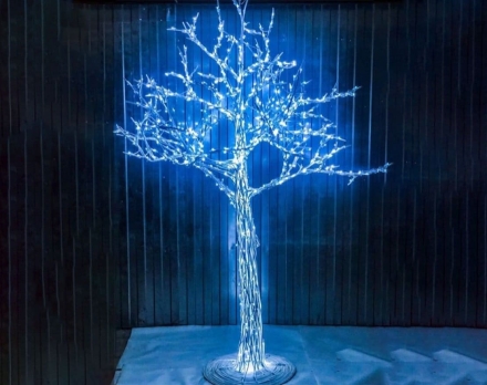 Световая фигура Дерево из алюминия t005, фото 1