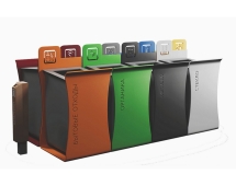 Урна для раздельного сбора мусора Рециклинг Урна для раздельного сбора мусора Рециклинг