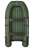 Моторная лодка ПВХ Фрегат 390 Air (НДНД) Зеленый