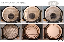 Керамический гриль-барбекю SG PRO grill-22 Зеленый