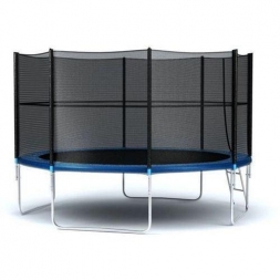 Батут с защитной сеткой (лестница в комплекте) Diamond Fitness  External 12ft (366 см), фото 1