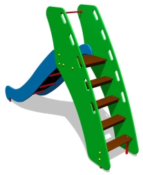 Детская горка Заря Г047 H=1250 для игровых площадок, фото 2 Детская горка Заря Г047 H=1250 для игровых площадок, фото 2