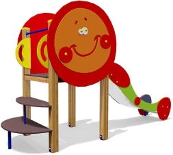 Горка Колобок 08307 H=1000 для детской площадки, фото 1