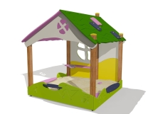 Песочный дворик 05025 для детской площадки Песочный дворик 05025 для детской площадки