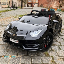 Электромобиль Lamborghini Aventador SVJ — HL328 черный, фото 1