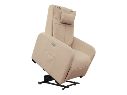 Кресло-реклайнер электрический с подъемом и массажем FUJIMO LIFT CHAIR Ваниль, фото 11