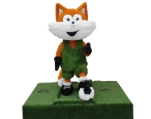 Топиари лисенок Футболист, h=160 см - газон Eco Топиари лисенок Футболист, h=160 см - газон Eco