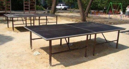 Теннисный стол PLASTEP уличный, фото 1