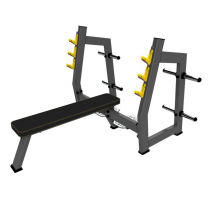 A-3043М Скамья-стойка для жима штанги лёжа с площадкой для страховки A-3043М Скамья-стойка для жима штанги лёжа с площадкой для страховки
