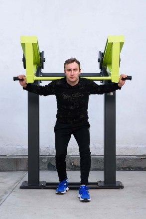 Power-1804 Уличный тренажер Приседание с переменной нагрузкой Zavodsporta, фото 13