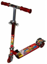 Самокат. Трехколестный, с музыкой, светящимися колесами, и подсветкой по бокам