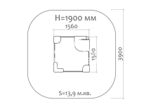 Песочный дворик 05019.21 для детской площадки Песочный дворик 05019.21 для детской площадки