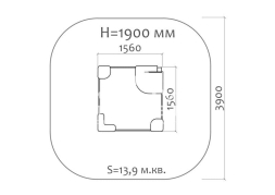 Песочный дворик 05019.21 для детской площадки, фото 3