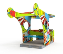 Вертолёт фанерный, паттерн "Фэнтази" МД031.02