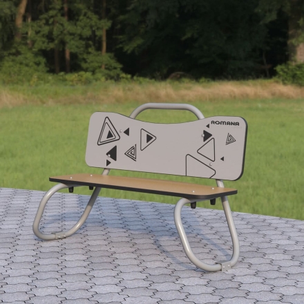 Скамейка детская Romana 057.58.10 из пластика, фото 2
