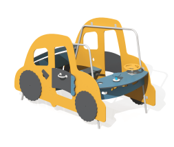 Игровое оборудование Двойная машинка ИО-03 для детской площадки, фото 2 Игровое оборудование Двойная машинка ИО-03 для детской площадки, фото 2