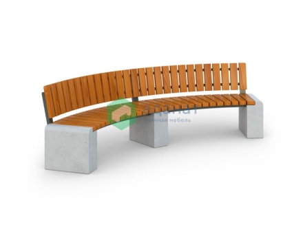 Скамейка «Форт» со спинкой, фото 1