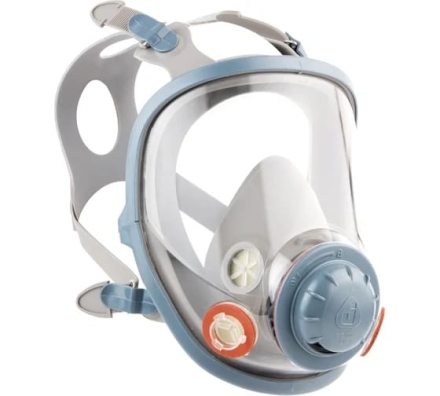 Полнолицевая маска Jeta Safety с антивандальным покрытием + 10 пленок в комплекте, размер M 6950F-M, фото 2