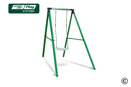 Качели SLP SYSTEMS 1 секция + Пластиковое сиденье для качели "лодочка" белое, фото 1